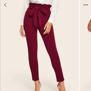 Women’s paper bag pants